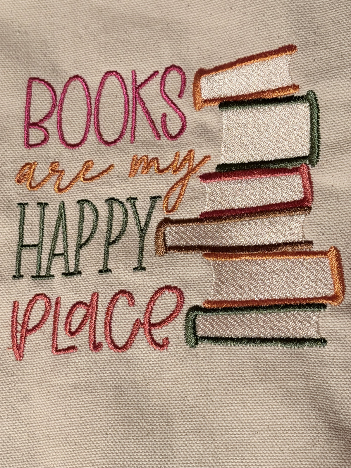 Books are My Happy Place - Canvas Tote