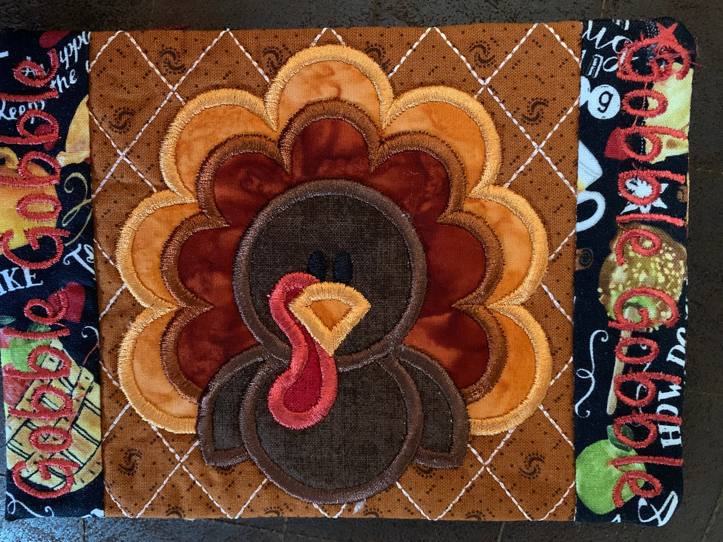 Fall/Thanksgiving Quilted Coasters - "Mug Rugs"