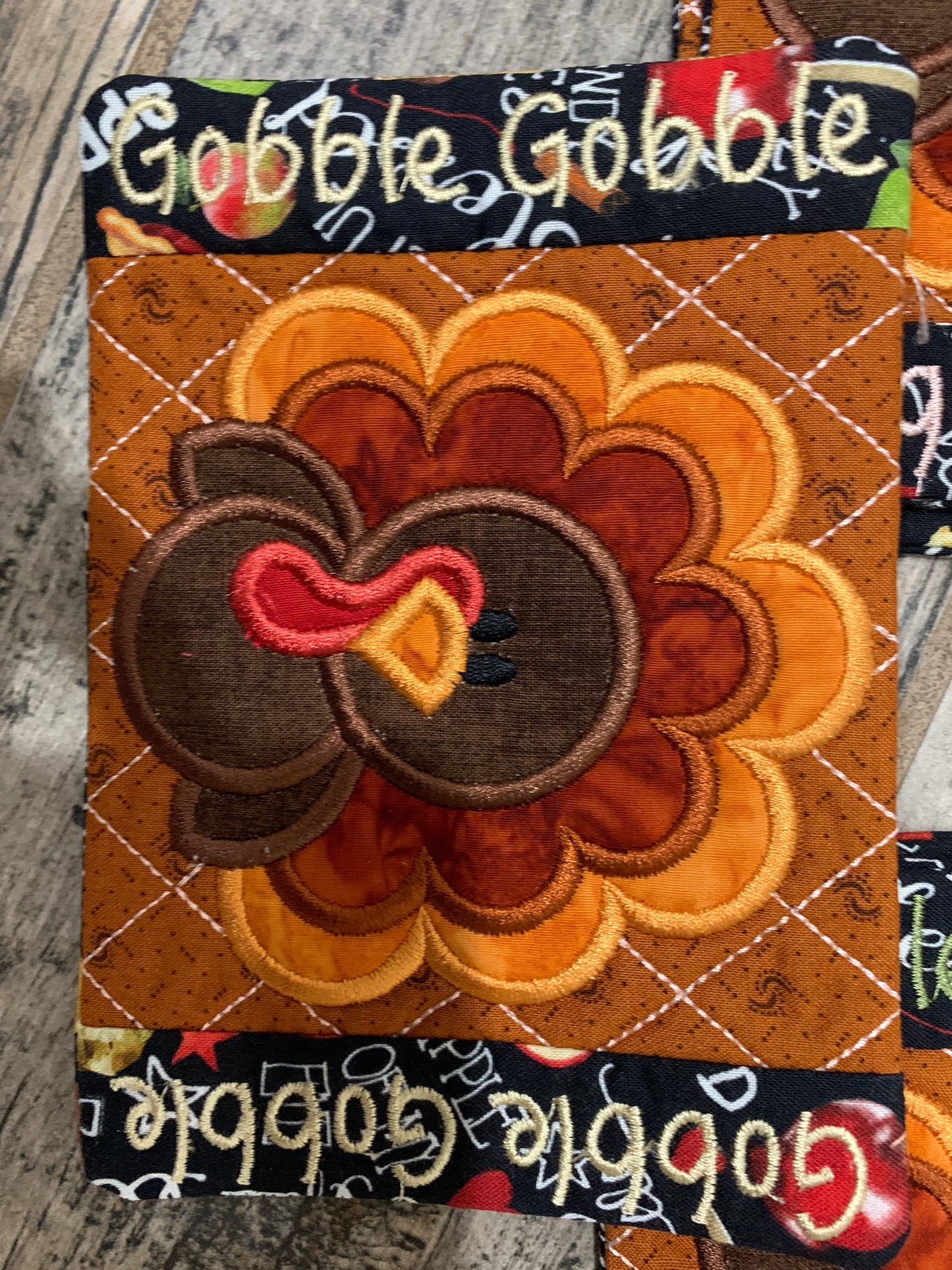 Fall/Thanksgiving Quilted Coasters - "Mug Rugs"