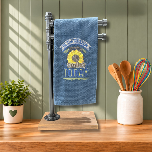 Inspirational Kitchen Towels | One-of-a-kind Embroidered Designs