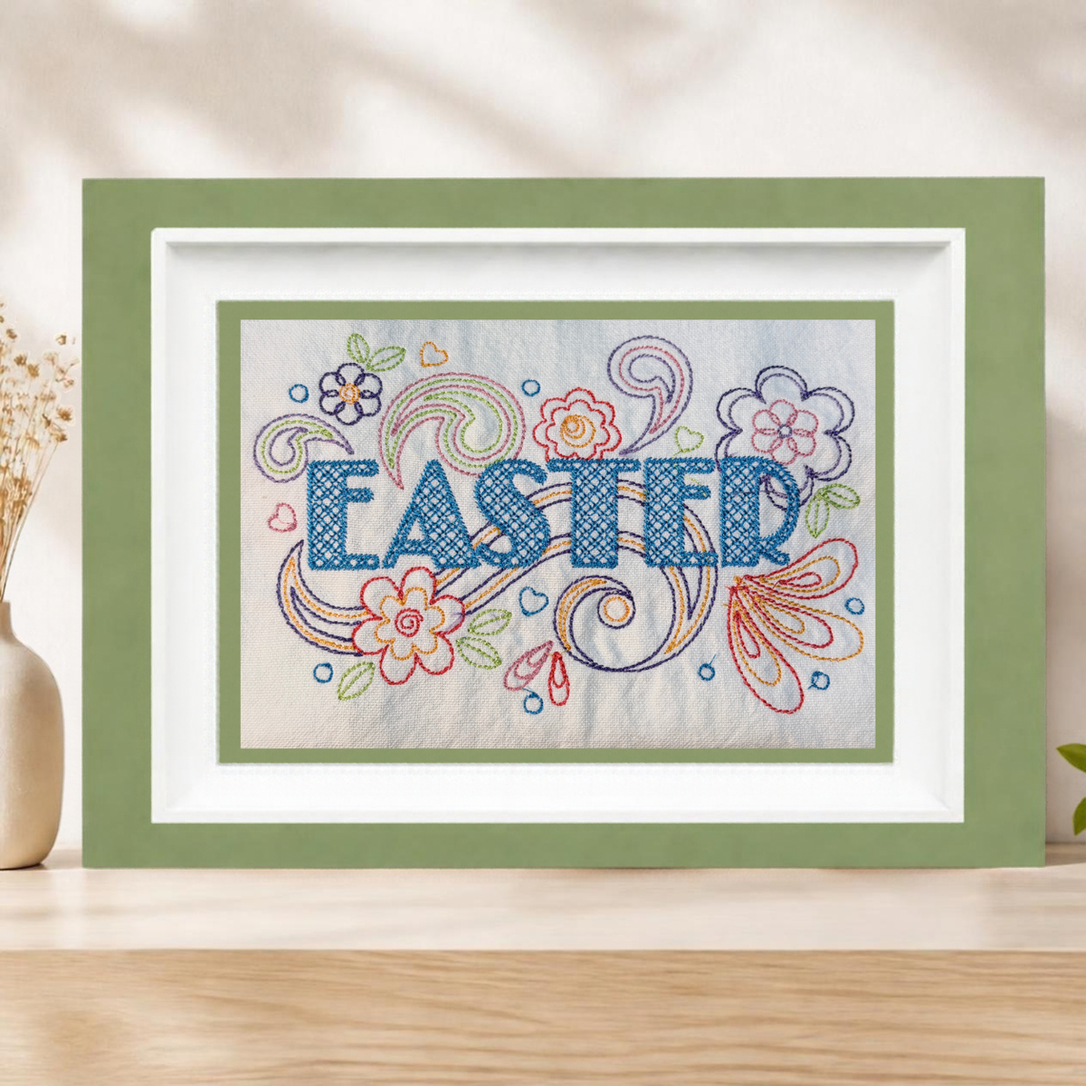 Easter Kitchen Towels | Embroidered Spring Designs