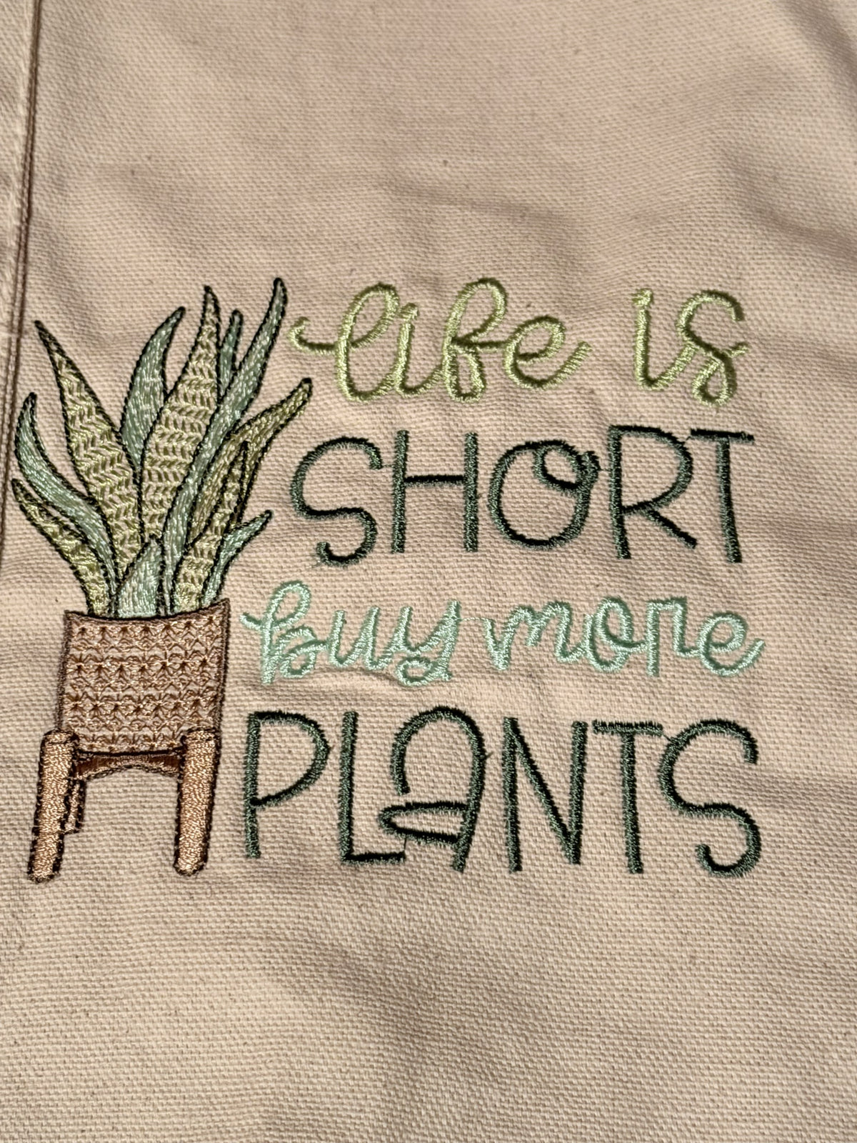 Life is Short - Canvas Tote