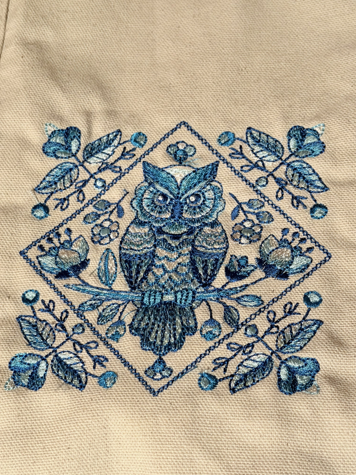 Delft Owls - Canvas Tote