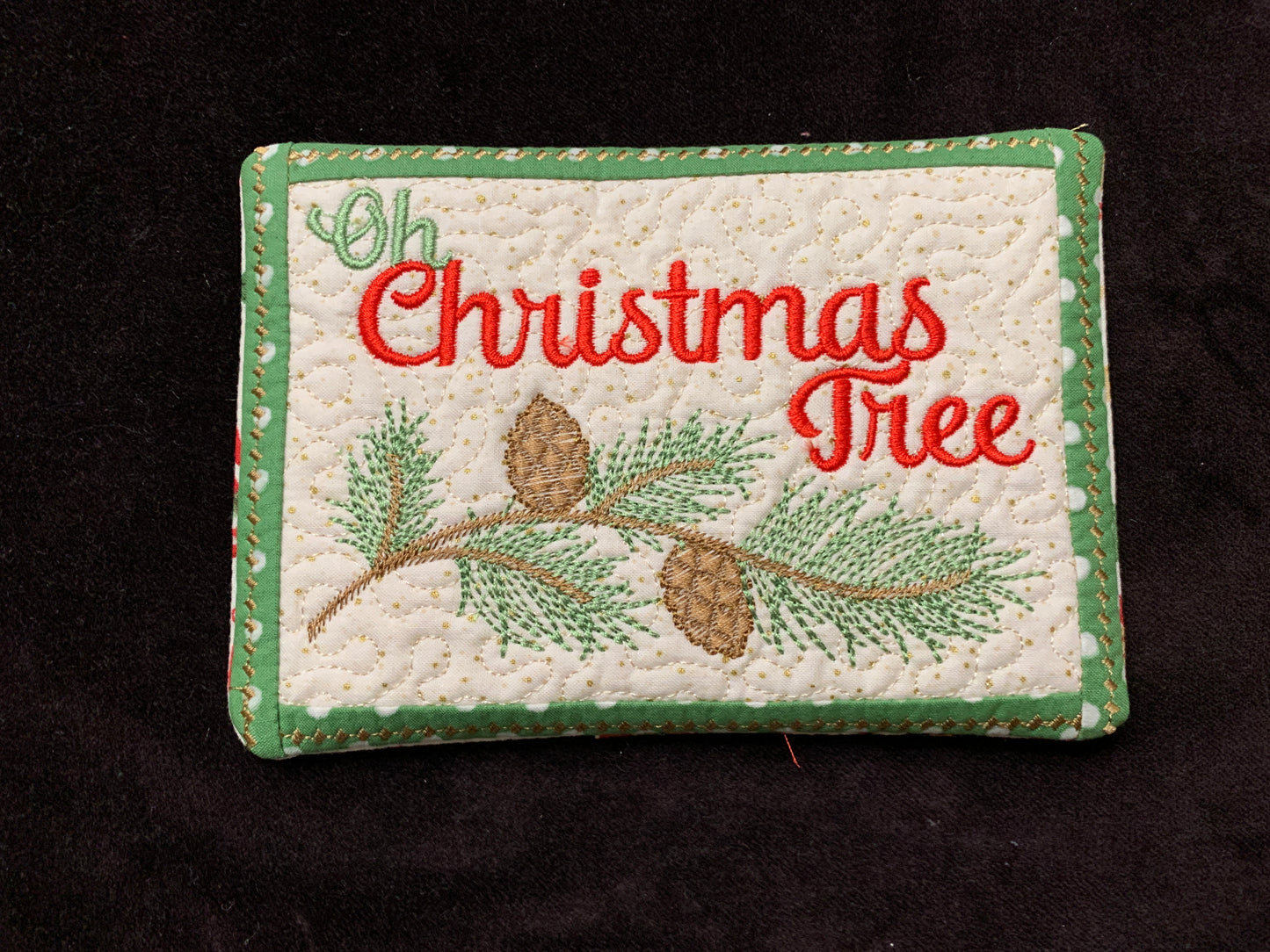 Winter/Christmas Quilted Coasters - "Mug Rugs"