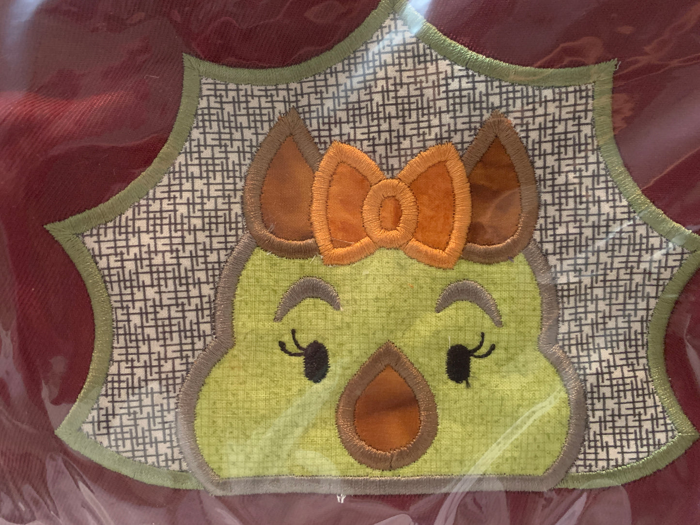 Triceratops - Girl - Applique