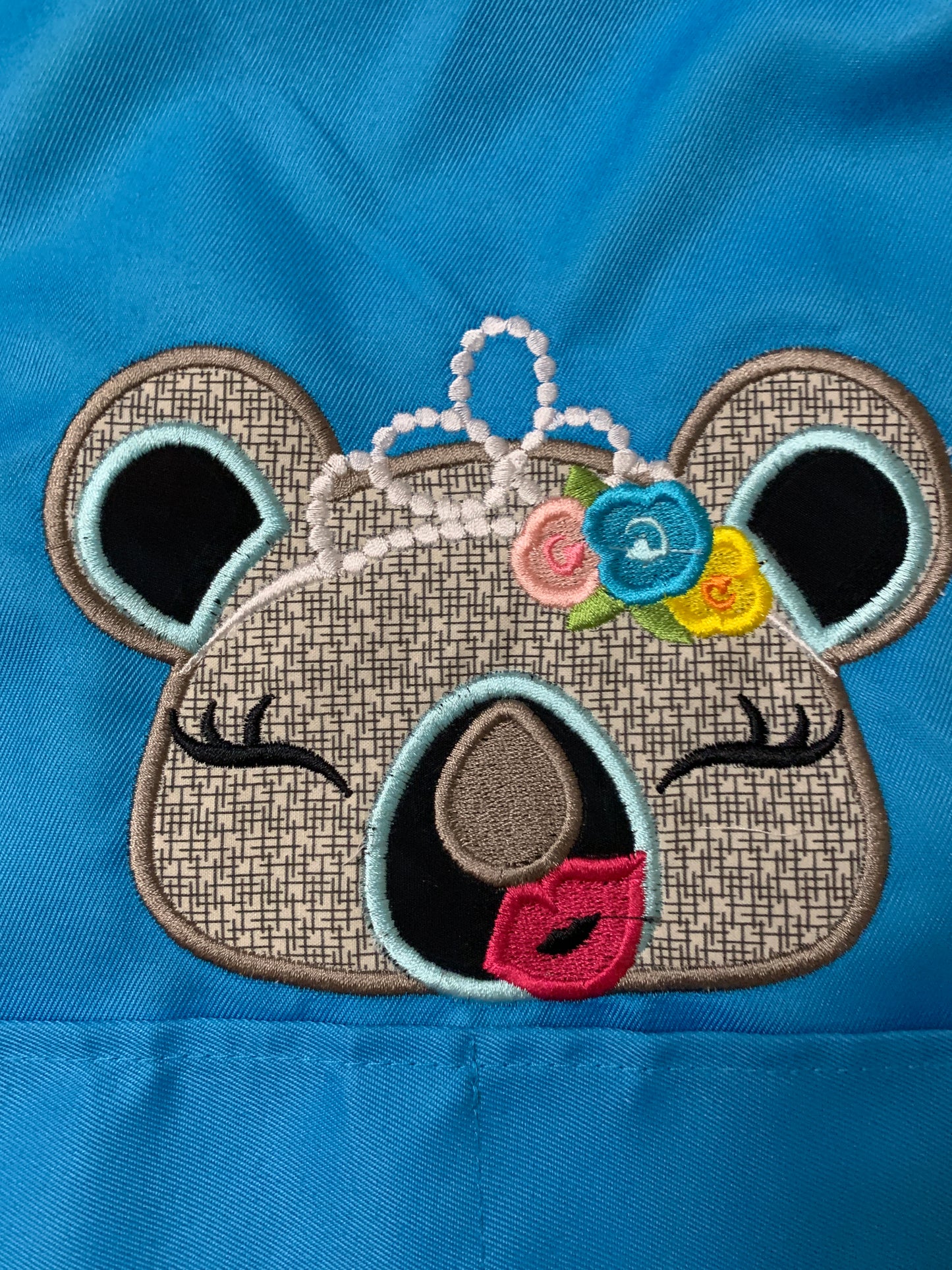 Children's Apron - Appliqued Sassy Koala