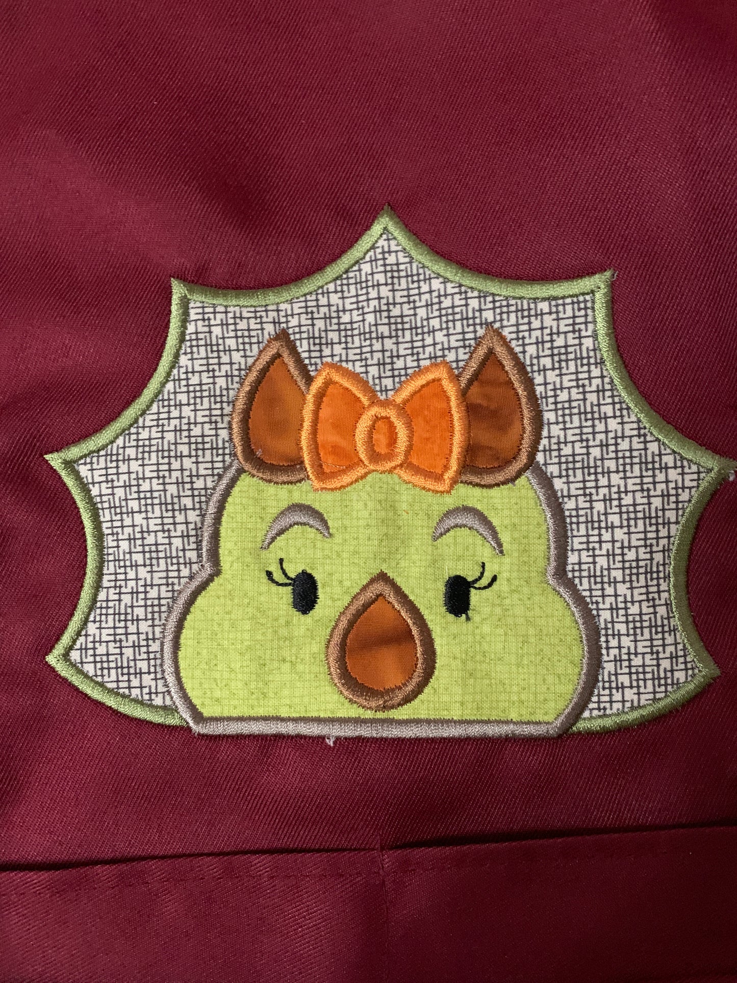 Dinosaur or Dinosaur with Bow Apron