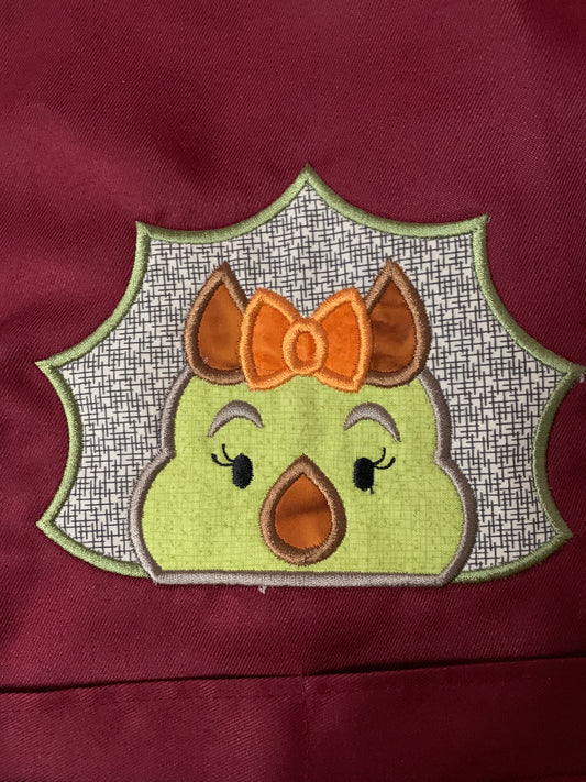 Dinosaur or Dinosaur with Bow Apron