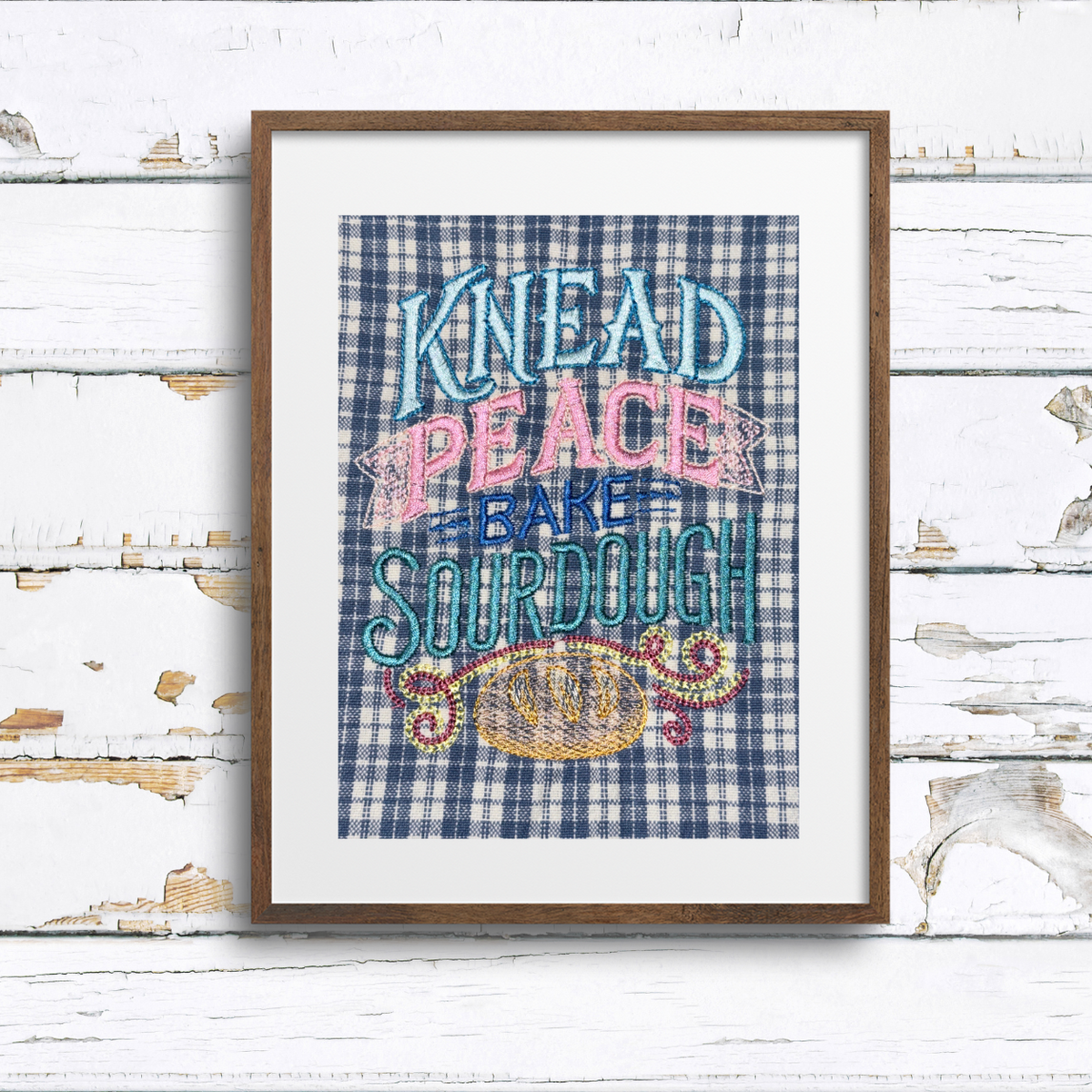 Sourdough Baking | Embroidered Kitchen Towels