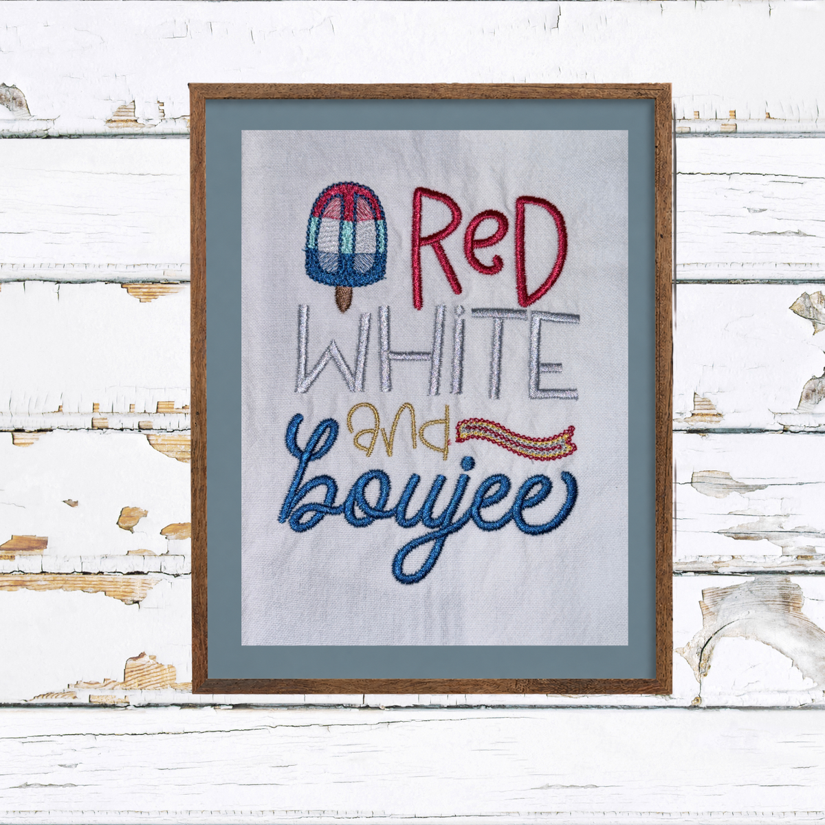 Patriotic Kitchen Towels | Fun Embroidered 4th of July Designs