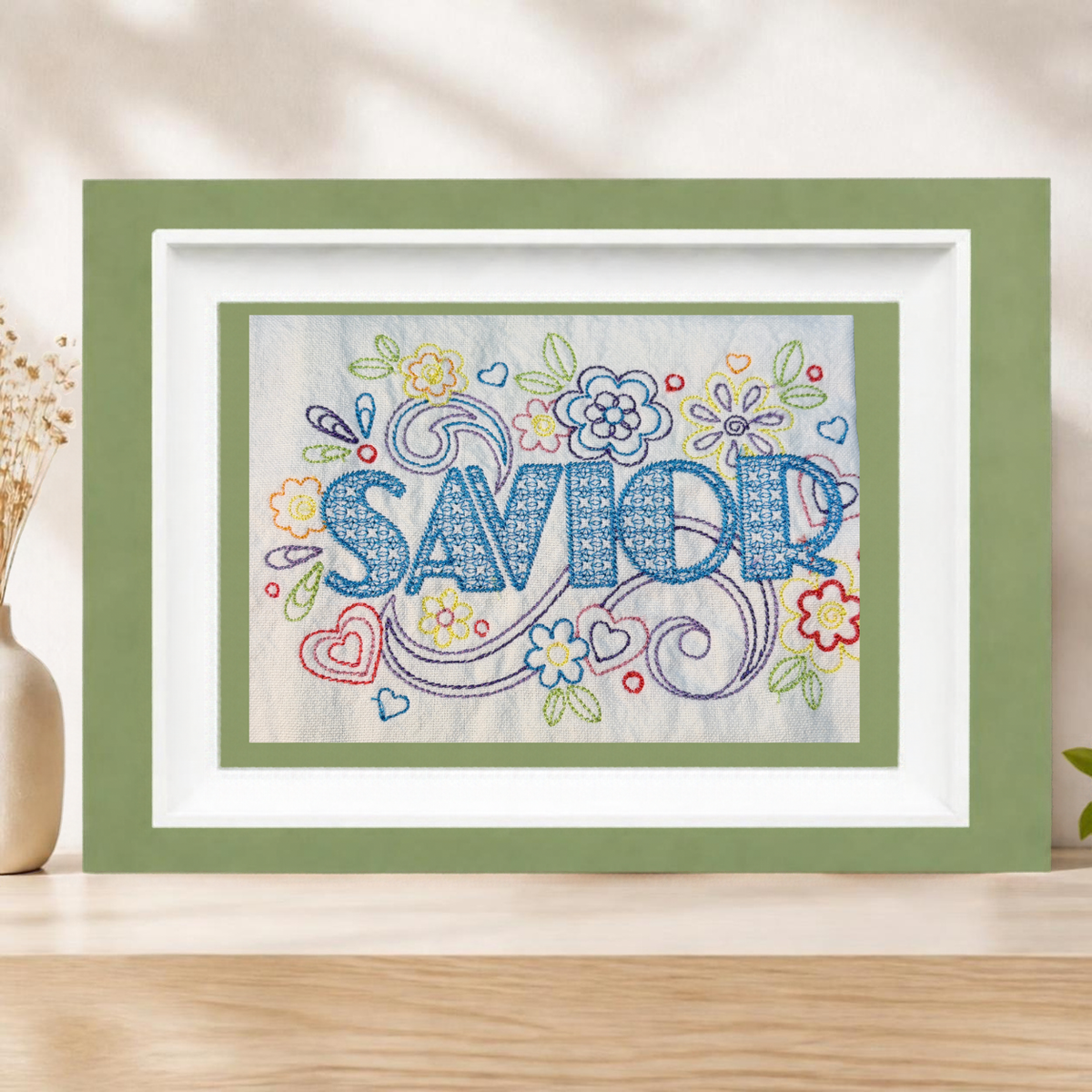 Easter Kitchen Towels | Embroidered Spring Designs