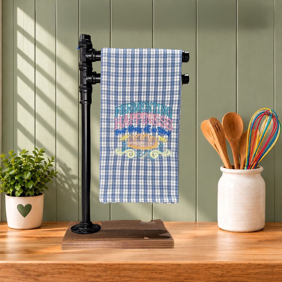 Sourdough Baking | Embroidered Kitchen Towels