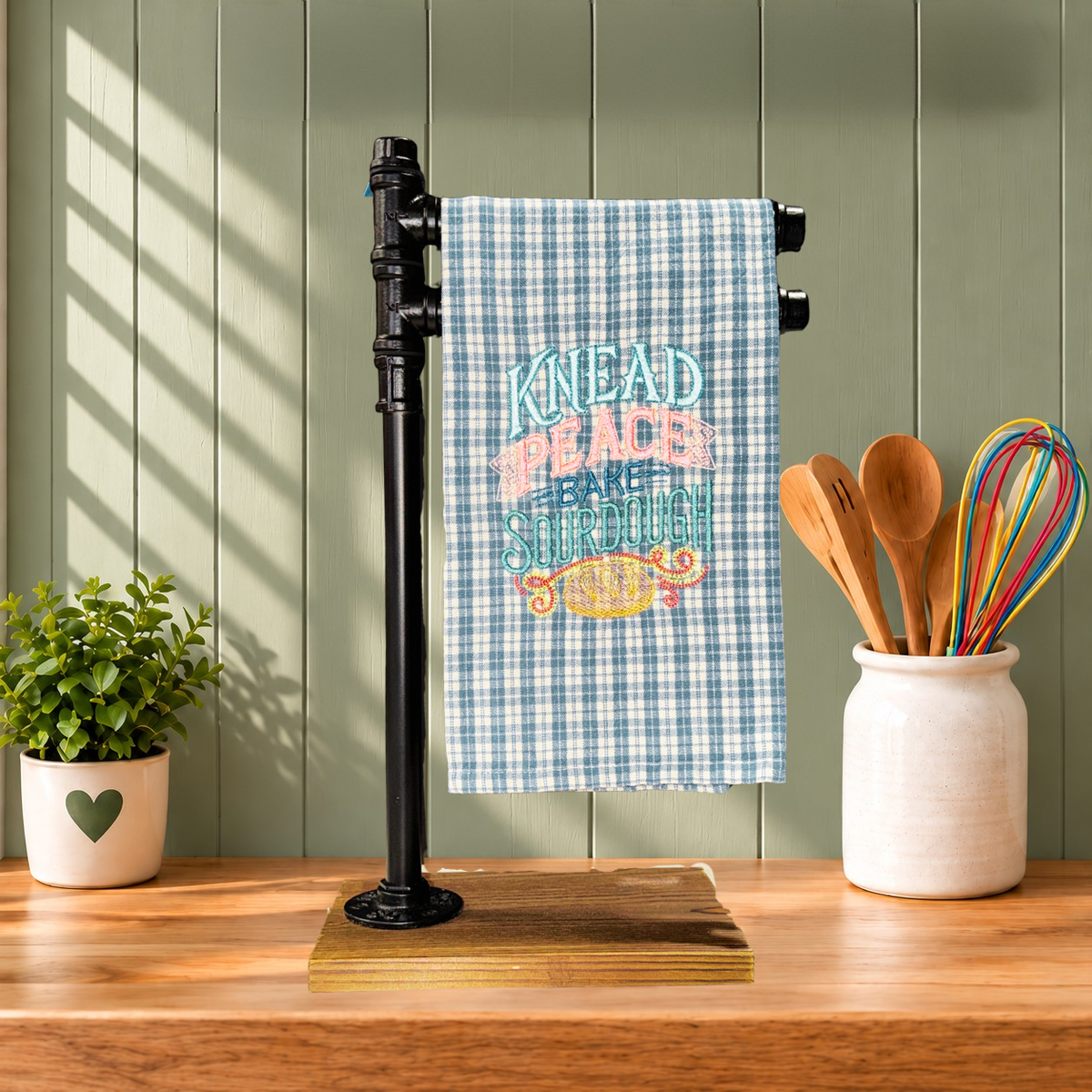 Sourdough Baking | Embroidered Kitchen Towels